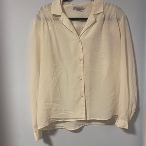 Button down professional blouse
